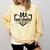 Cross Country Senior Night Senior 2025 Graduation Party 40 Comfort Colors Sweatshirt Butter