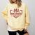 Cross Country Senior Night Senior 2025 Graduation Party 48 Comfort Colors Sweatshirt Butter