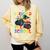 I Crushed Pre-K Monster Truck Graduation Preschool Grad 2025 Comfort Colors Sweatshirt Butter