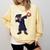 Cute Dabbing Kid Elementary School Graduation Baseball Comfort Colors Sweatshirt Butter