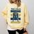 DC Comics Graduation Batman The Grad Power Stance Comfort Colors Sweatshirt Butter