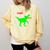 Dinosaur Rawr Diploma Grad Graduate Graduation Comfort Colors Sweatshirt Butter