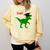 Dinosaur Rawr Diploma Graduate Graduation Comfort Colors Sweatshirt Butter