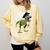 Dinosaur T Rex Rawr Last Day Of School Graduation Shirt Comfort Colors Sweatshirt Butter