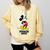 Disney Mickey Mouse Peace Out Totally Retro Graduation Comfort Colors Sweatshirt Butter