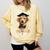 Dog Class Of 2024 Graduation Senior 2024 Men Women Girls Kids Comfort Colors Sweatshirt Butter