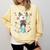 Donkey Nurse RN ER Nursing School Graduation Comfort Colors Sweatshirt Butter