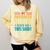 My Favorite Teacher Gave Me This School Graduation Student Comfort Colors Sweatshirt Butter