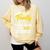Finally Done With This BS Class Of 2025 College Graduation Premium Tri-Blend Comfort Colors Sweatshirt Butter
