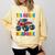 First Grade Graduation Monster Truck 1st Grade Graduate Comfort Colors Sweatshirt Butter