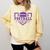 Football Senior Night Football Senior 2025 Graduation 36 Comfort Colors Sweatshirt Butter