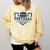 Football Senior Night Football Senior 2025 Graduation 44 Comfort Colors Sweatshirt Butter