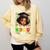 Future HBCU Grad Girl Kids Graduation HBCU College Comfort Colors Sweatshirt Butter