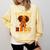 Girl Future HBCU Graduate Afro College Graduation Kids Comfort Colors Sweatshirt Butter