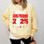 Girlfriend Of a 2025 Graduate Prom Graduation 25 VolleyBall Comfort Colors Sweatshirt Butter
