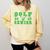Golf Senior Night Golf Senior 2025 Graduation 32 Comfort Colors Sweatshirt Butter