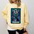 Gothic Girl Tarot Card Introverted Reader And Reading Comfort Colors Sweatshirt Butter