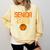 Graduate Senior Class 2023 Basketball Player Graduation Grad Comfort Colors Sweatshirt Butter