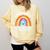 I Graduated Can I Go Back To Bed Now Graduation Hat Rainbow Comfort Colors Sweatshirt Butter