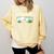 Graduated Graduation Tropical Sunglasses Comfort Colors Sweatshirt Butter
