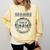 Graduation 2024 Rock & Roll Style Senior Comfort Colors Sweatshirt Butter