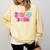 Graduation Class Of 2026 Senior Pink Coquette Bow 2026 Grade Comfort Colors Sweatshirt Butter