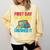 Graduation First Day Of School Crushed It Comfort Colors Sweatshirt Butter