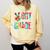 Graduation Peace Sign Out Eighth Grade Tie Dye Hippie Comfort Colors Sweatshirt Butter