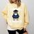 Graduation Penguin Licensed Smartass Graduate Comfort Colors Sweatshirt Butter