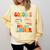 Groovy Goodbye 7th Grade Graduation Hello Summer Kids Comfort Colors Sweatshirt Butter
