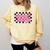 Groovy Senior Class Of 2026 Coquette Pink Bow Graduation Comfort Colors Sweatshirt Butter