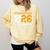 Gymnastics Senior Night Gymnastics Senior 2026 Graduation 17 Comfort Colors Sweatshirt Butter