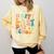 Happy Last Day Of School Groovy Teacher Student Graduation Comfort Colors Sweatshirt Butter