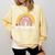 HAPPY LAST OF DAY SCHOOL Rainbow Teacher Student Graduation Comfort Colors Sweatshirt Butter