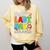 Happy Last Day Of School Teacher Student Graduation Comfort Colors Sweatshirt Butter