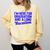 I'm Here For Graduation School Class Senior 2024 Comfort Colors Sweatshirt Butter