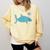 I'm An Introwater Cute Whale I'm An Introvert Comfort Colors Sweatshirt Butter