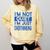 I'm Not Quite I'm Overthinking Introvert Quote Comfort Colors Sweatshirt Butter