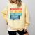 Introvert Aircraft Spotting Lovers Men & Women Comfort Colors Sweatshirt Butter