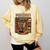 Introvert Book Lover The Bookworm's Retreat Comfort Colors Sweatshirt Butter