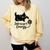 Introvert Energy Cat Love Cat Meme Comfort Colors Sweatshirt Butter