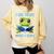 Introvert Herpetologists Amphibian Frog Lover Comfort Colors Sweatshirt Butter