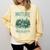 Introvert Nature Lover Introverted Forest Lover & Tree Comfort Colors Sweatshirt Butter