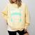 Introvert Quote Introverted But Willing To Discuss Crystals Comfort Colors Sweatshirt Butter