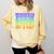 Introverted But Willing To Discuss 90's Rap Comfort Colors Sweatshirt Butter