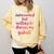 Introverted Willing To Discuss Gabali Introvert Comfort Colors Sweatshirt Butter