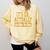 Its Dr Actually PhD Doctorate Graduation Women MD Comfort Colors Sweatshirt Butter