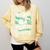 It's Way Too Peopley Outside Introvert Sarcastic Humor Comfort Colors Sweatshirt Butter