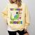 Kids 1st Grade Graduate Dinosaur Trex 1st Grade Graduation Comfort Colors Sweatshirt Butter