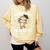 Kids Kids Preschool Nailed It Sloth Graduation Comfort Colors Sweatshirt Butter
